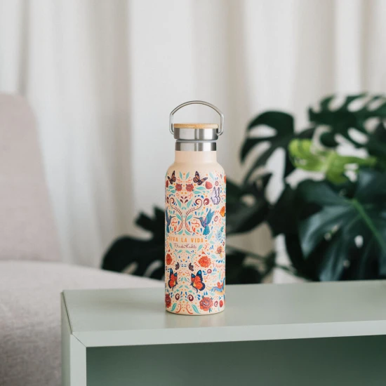 Бутилка от неръждаема стомана 500ml Frida Kahlo Long Live Life
