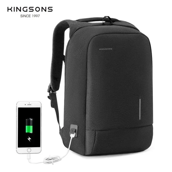 Раница Kingsons Metroshield, 17'', сива