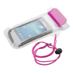 Калъф за телефон Wapro, 95 х 230 mm, прозрачен, розов