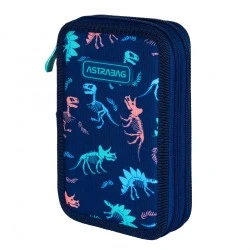 Двоен несесер, Astra, Без аксесоари ASTRABAG Динозаври, AC2, 20,5 х 13 х 4,5 см