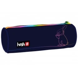 Единичен несесер, Astra, HASH, Rainbow Bunny, Цилиндричен, Без аксесоари, 8 x 22 x 8 cm