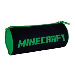 Единичен несесер, Astra, MINECRAFT Creeper, Цилиндричен, Без аксесоари, 8 x 22 x 8 см