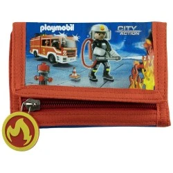 Детско портмоне, Astra, PL-05, Playmobil, Пожарна, 25 x 12,3 см