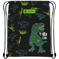 Спортна чанта, Astra, T-Rex Neon, 44 x 33 cm