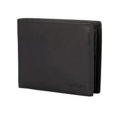 Портфейл от естествена кожа Attack 2 SLG с отделение за монети и RFID защита кафяв цвят