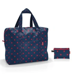 Туристическа чанта Reisenthel, Mini maxi, синя на точки, 40 l