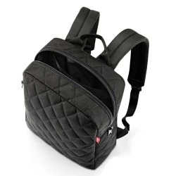 classic backpack M rhombus black