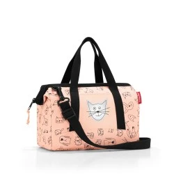 Пътна чанта Reisenthel Allrounder XS Kids - Cats and Dogs Rose