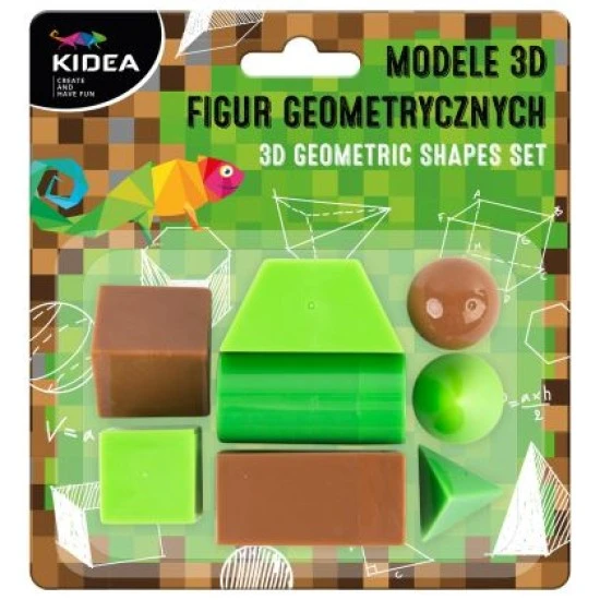KIDEA 3D модели  на геометрични фигури Minecraft