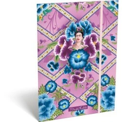 Папка с ластик A4 Lizzy Card - Frida Kahlo Purpura