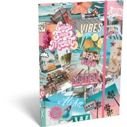 Папка с ластик A4 Lizzy Card - Good vibes beach