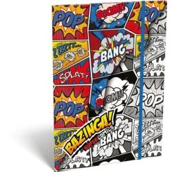 Папка с ластик А4 Lizzy Card - Supercomics Bazinga