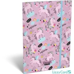 Папка с ластик Lizzy Card A4 - Uni Cool Magic, Lollipop
