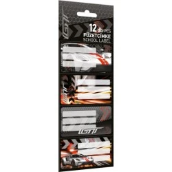 Ученически етикети Lizzy Card - Ford GT Silver, 12 броя