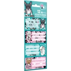 Ученически етикети Lizzy Card We Love Dogs - 12 броя