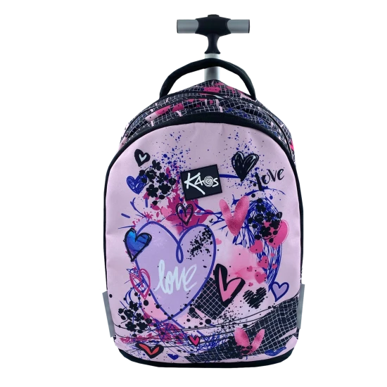 PINK LOVE раница 2 в 1 на колела