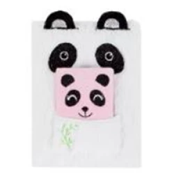 Плюшен дневник А5 + бележник - Panda