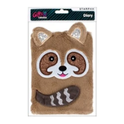 Плюшен дневник А5 - RACCOON