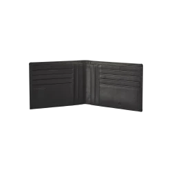 Портфейл от естествена кожа Attack 2 SLG с RFID защита черен цвят