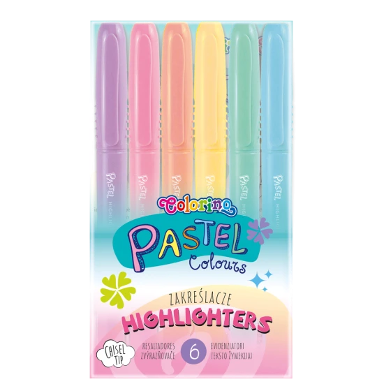 Текст маркет Pastel 6 цвята