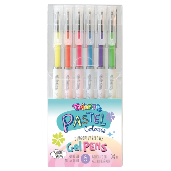 Гел-химикал 6 цвята Pastel Colorino