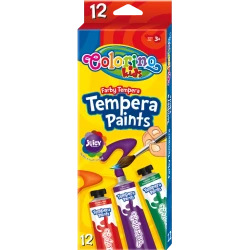 Темперни бои Colorino 12 цвята в туби