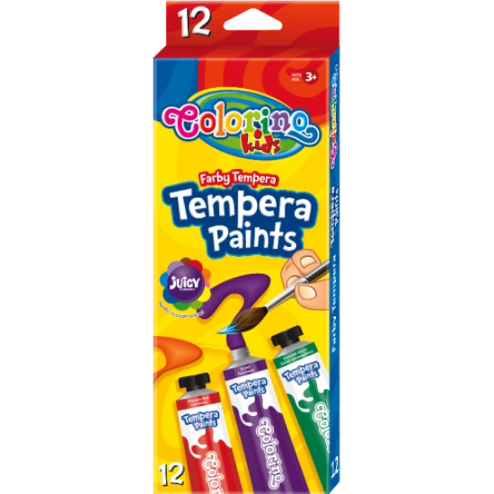 Темперни бои Colorino 12 цвята в туби