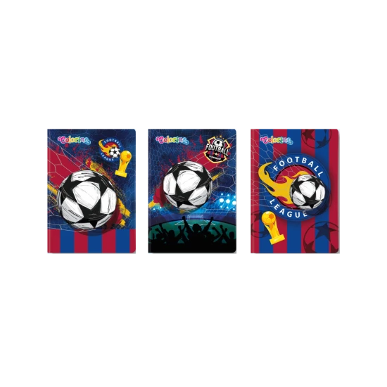 Тетрадка A5 мека корица 32 л. ред Football Colorino