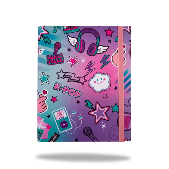 Папка с уширение K-POP BRIGHT - A4 - Coolpack