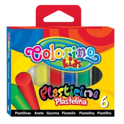 Пластилин Colorino 6 цвята