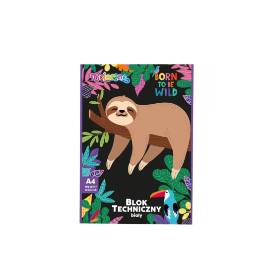 Блок за рисуване A4 20 л. 170 г Wildkid Colorino