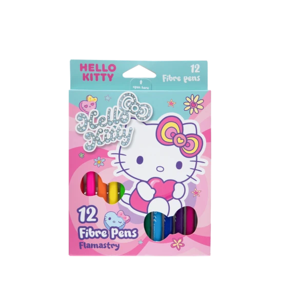 Флумастери 12 цв. Hello Kitty Pastel