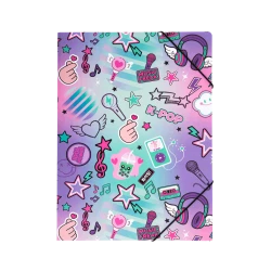 Папка с ластик A3 Coolpack K-POP BRIGHT