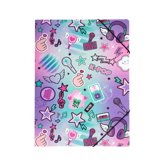 Папка с ластик A3 Coolpack K-POP BRIGHT