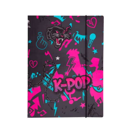 Папка с ластик А4 K-POP DARK- Coolpack