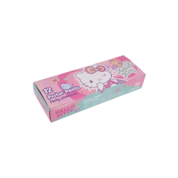 Темперни бои в бурканчета 12 цвята Colorino Hello Kitty Pastel