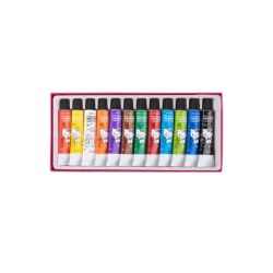 Темперни бои в тубички 12 цвята Colorino Hello Kitty Pastel