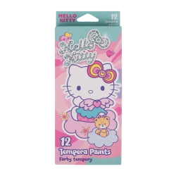 Темперни бои в тубички 12 цвята Colorino Hello Kitty Pastel