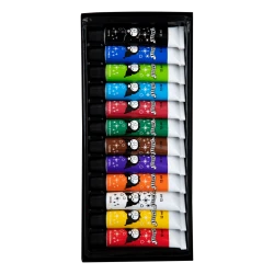 Темперни бои в тубички 12 цвята Colorino Kuromi