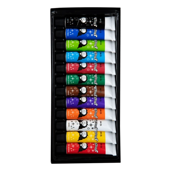 Темперни бои в тубички 12 цвята Colorino Kuromi