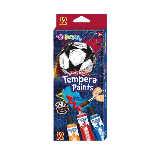 Темперни бои 12 цв. Football Colorino