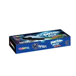 Темперни бои в бурканчета 12 цвята Nasa Colorino
